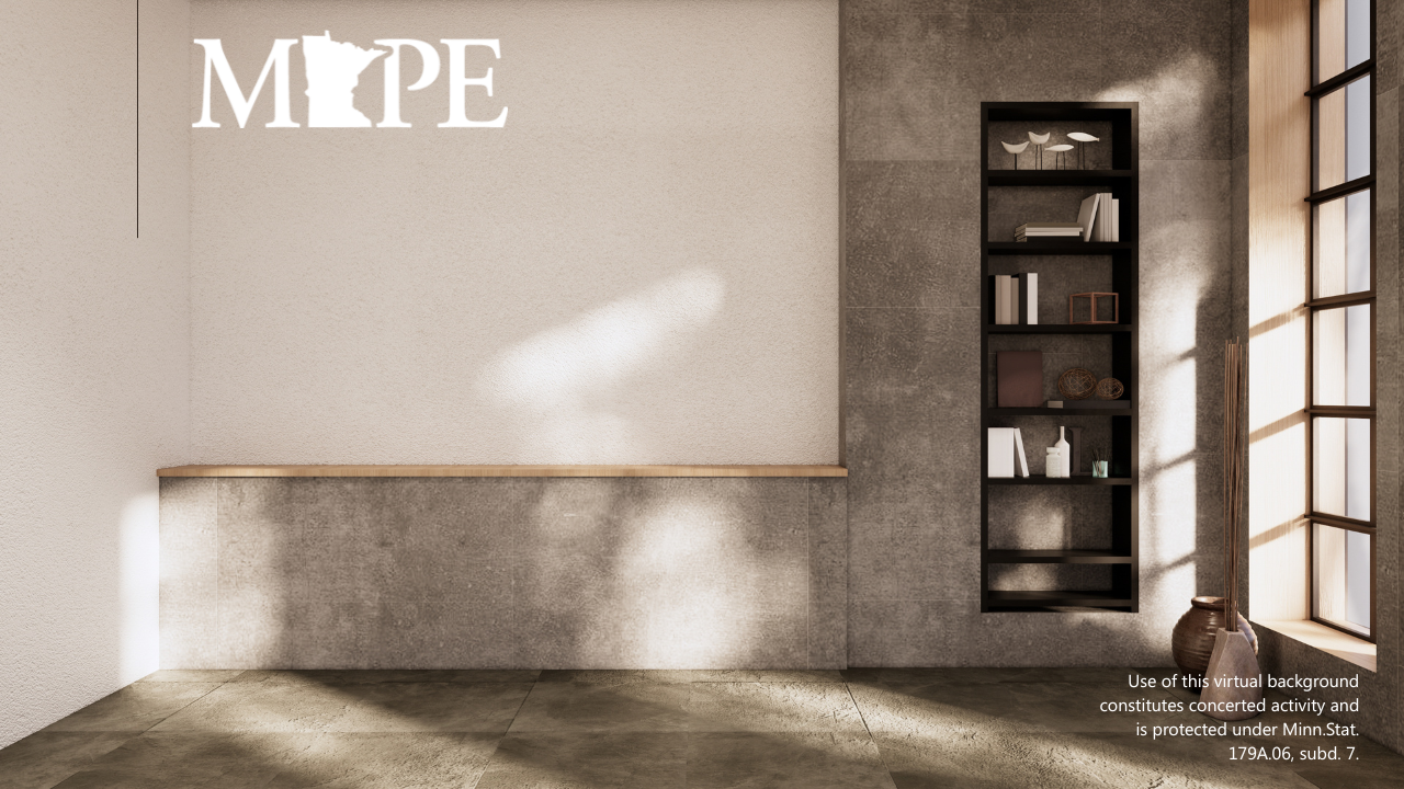 MAPE Tan Room Virtual Background