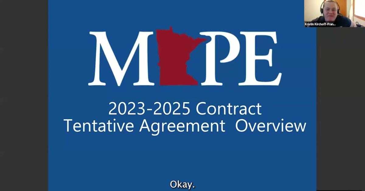 Tentative Agreement Meeting Toolkit Minnesota Association of Professional Employees